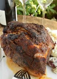 If the roast is over 2kg, take 10 minutes off this initial crackling time. Low And Slow Mustard Glazed Blade Pork Roast Sugar Dish Me