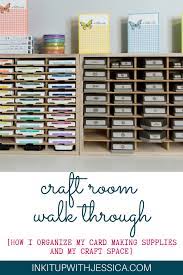And while you certainly can dive into the world of card making with nothing more than a pair of scissors, some construction paper and a bottle of white. How I Store My Card Making Supplies Organize My Craft Space Ink It Up With Jessica Card Making Ideas Stamping Techniques