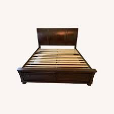 We'll contact you to schedule delivery. Ashley Furniture Porter King Rustic Brown Bed Aptdeco