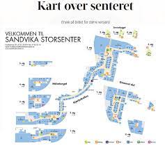 Sandvika storsenter er kåret til nordens beste kjøpesenter av nordic counsil of shopping centers. Kart Norske Kart Over Sandvika Storsenter