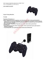 Kontorland Ps 3006 Pc Joystik Kullanma Kilavuzu Sayfa 3 Ekilavuz Com