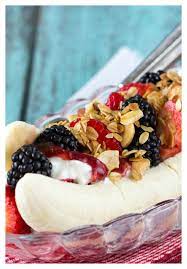 Healthy Breakfast Banana Split Simple Healthy Kitchen Recipe Cottage Cheese Recipes Banana Healthy Summer Breakfast