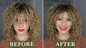 5.2 styling products for curly hair; How To Cut Bangs On Curly Wavy Hair Youtube