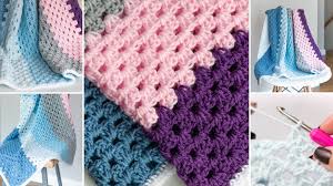 Watch the video read more Granny Stitch Baby Blanket Pattern Easycrochet Com