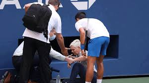 1 novak djokovic.the match will be an. Djokovic Defaulted From Us Open After Striking Lineswoman With Ball