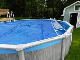The reel instructions weren't the best and i had to drill some holes and the tubing minimum overlap specified in the instructions does not fit a 16' wide pool (mine is about. Above Ground Pool Solar Cover Reel System Novocom Top
