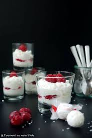 Raffaello Himbeer Quark Einfacher Nachtisch Himbeer Dessert Und Nachtisch Rezepte