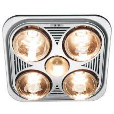 thermalite 3 in 1 bathroom heater in white with 4x275w heat lamps bathroom heat lamp bathroom heater heat lamps