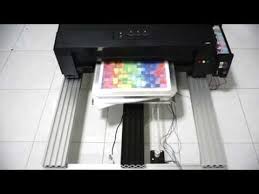Make your own direct to garment printer is very easy to practice, with audio visual then you can practice when you assemble epson l1800 to dtg. Dtg L1800 Testing Youtube