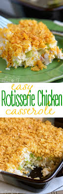 Rotisserie Chicken Casserole Mom On Timeout Chicken Recipes Casserole Rotisserie Chicken Casserole Recipe Recipes