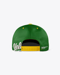Download Snapback Cap Mockup Back View Psd Template Down Download Psd Mockup Design