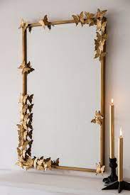 Pin On Dream Decor Mirror Frame Diy Butterfly Mirror Gold Mirror Wall