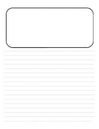 lined paper with drawing space double sided editable tpt