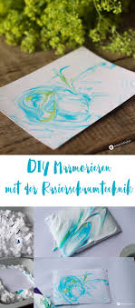 Diy Briefpapier Marmortechnik Mit Rasierschaum Rasierschaum Marmoriertes Papier Briefpapier
