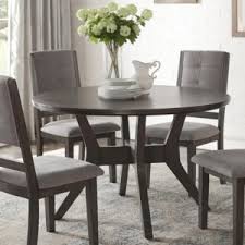 transitional round dining table