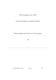 Memorandum of association of top glove corporation bhd. Http Www Bem Org My Documents 20181 53554 Body Corporate Memorandum 26 Articles Pdf