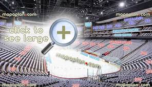Gila River Arena Seat Row Numbers Detailed Seating Chart