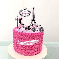 Amazon Com Purearte Diy Happy Birthday Diva Fashion Tema Decoracion De Pasteles Para Ninas Y Mujeres Decoracion De Fiesta Bolsa Bolsa Bolsa Francia Paris Gafas Flores Accesorios Hogar Y Cocina