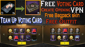 Özgürce, istediğin yerde ve istediğin zaman oyna. Use Team Up Voting Ticket In Pubg Mobile Get Free Outfit Backpack Skin Coupon Crap Youtube