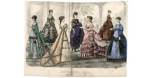 In the course of history, 100 years isn't a particularly long time. Fashion History Timeline On Twitter In 1868 Skirts With Long Trains Were At The Height Of Fashion Which Resulted In Noticeable Cropping In Images Depicting This Prevalent Style Of Dress Yet At
