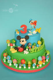 Mickey Mouse Donald Duck Cake Red Cake Cake Donald Duck Cake