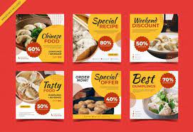 Chinese Food Social Media Instagram Post Template Food Food Discount Food Template