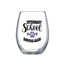 Discover the best gifts for veterinarians here in our unique gift guide for those amazing animal saving heroes. Amazon Com Veterinary School Graduation Gifts For Her Vet Admission 20oz Funny Stemless Wine Glass 0150 Handmade