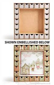 Kaisercraft Diy Advent Calendar Drawers Christmas Advent Calendar Diy Advent Calendar Advent Crafts