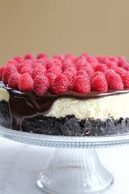 My favourite toppings are raspberries with toasted ground walnuts and almonds or blueberries and shredded dark chocolate. Raspberry Cheesecake With Oreo Crust Hip Foodie Mom