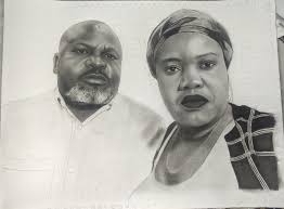 Graphite and charcoal pencil