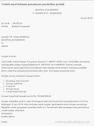 Check spelling or type a new query. Contoh Surat Balasan Terhadap Surat Penawaran Ladzidzan Ice Cream Dan Bakery