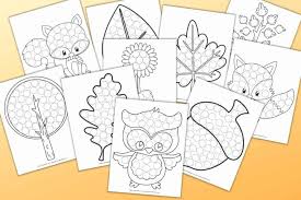 Welcome to our dot to dot printable sheets up to 30. 11 Free Fall Dot Marker Printables No Prep Fun For Toddlers Preschoolers The Artisan Life