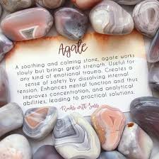 Agate Meaning Key Words Emotional Healing Mental Function A Soothing And Calming Stone Agate Works Slow Crystal Healing Stones Spiritual Crystals Crystals
