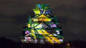 Warm up at onsens, ski down snowy. Osaka Castle 3d Mapping Super Illumination Asia Trend