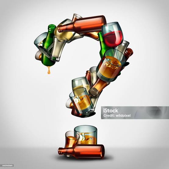 Alcohol Question-foton och fler bilder på Frågetecken - Frågetecken, Alkohol, Dricka - iStock