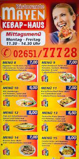 Das bodenschach steht von montag bis samstag, von ca. Kebap Haus Mayen Pizza Mayen Restaurantbewertungen