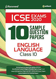 Amazon In Buy 10 Sample Question Papers Icse English Language Class 10 2019 20 Book Online At Low Prices In India 10 Sample Question Papers Icse English Language Class 10 2019 20 Reviews Ratings