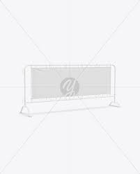 Download Crowd Control Banner Mockup In Outdoor Advertising Mockups On Yellow Images Object Mockups