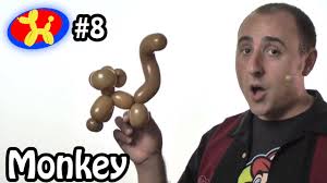 You will need two 260q balloons and a piece of scrap balloon to create t. One Balloon Monkey Balloon Animal Lessons 8 Globoflexia Youtube
