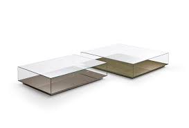 They're stylish and small, just as they should be. Modern Coffee Table For Center Room In Glass With Shelf Idfdesign
