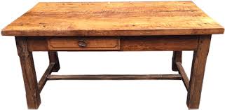 This coffee table leans into its coastal farmhouse look with natural wood finishes and a mixed material design. Download Wooden Farm Table Coffee Table Png Image With No Background Pngkey Com