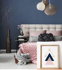 Blush And Navy Art Mood Board In 2020 Navy Bedroom Decor Blue And Pink Bedroom Navy Bedroom Walls