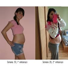 En la semana 22 de embarazo, tu útero ha crecido mucho más y es posible que ya haya superado el ombligo. Evolucion De La Barriga En El Embarazo Mes A Mes Disfruti