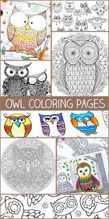 If you like our colouring pages, and in particularly today's shared colouring for grown ups. Owl Coloring Pages 100 Directions