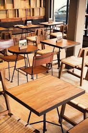 Cafe Garat Ciudad De Mexico Esrawe Cadena Restaurant Table Design Cafe Tables Restaurant Furniture