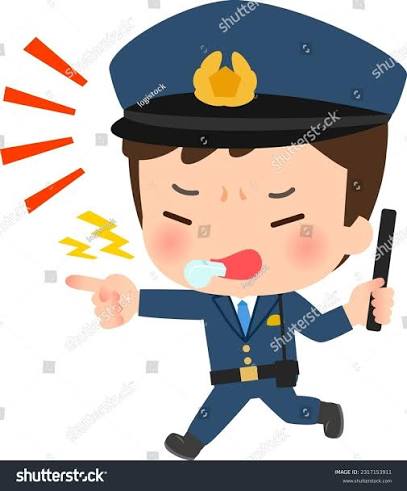Police Officer Blowing Whistle Running Baton Stock Vector (Royalty Free) 2317153911 | Shutterstock