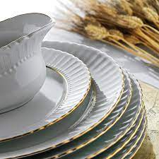 Kütahya porselen yemek takımları uygun fiyat ve indirim fırsatlarıyla burada. Kutahya Porselen 55 Parca Sedef Altin Fileli Yemek Takimi Alkapida Com