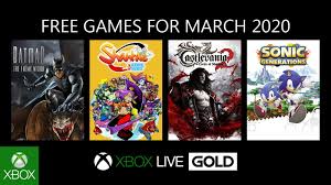 Xbox Games With Gold March 2020 Batman Shantae Castlevania And Sonic Are Free This Month In 2020 Xbox Games Xbox Adventure Video Game