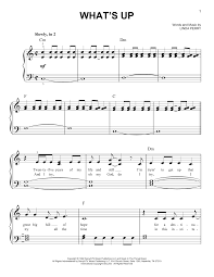 It was released as the album's second single in 1993. What S Up Von 4 Non Blondes Download Klaviernoten