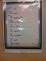 Acrostic Poem For Bride Posters Were Made Of Bride And Grooms Names Acrostic Acrostic Poem Names